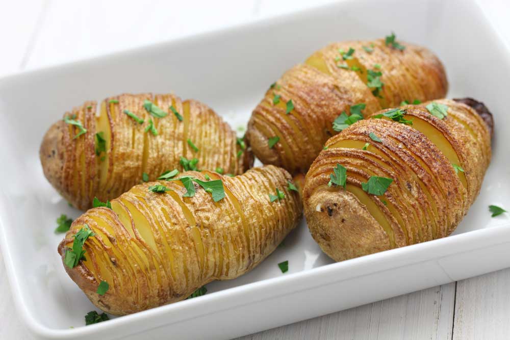 Hasselbackspotatis